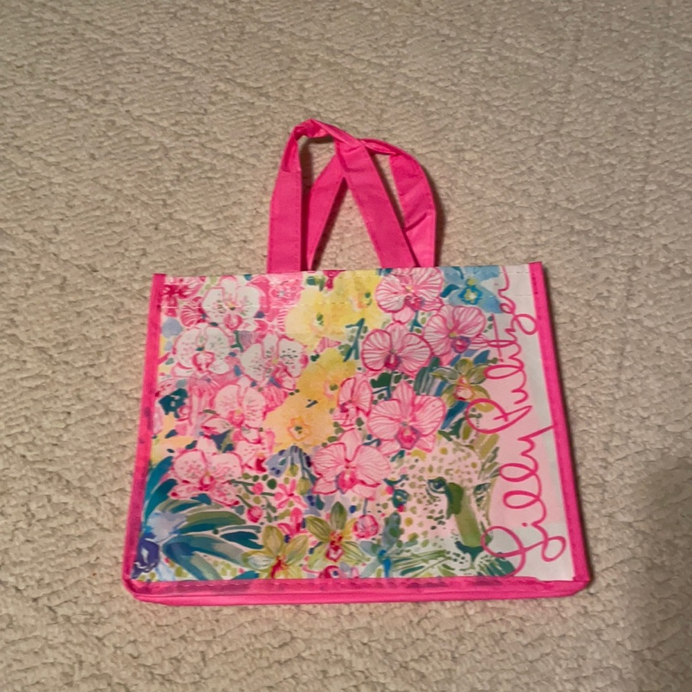 Brand new Lilly Pulitzer branded vinyl gift bag